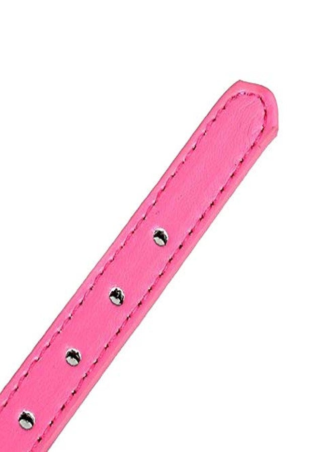 Nema NM Nema Knit Bowknot Adjustable Leather Pet Collars Necklace - Pink - Image 5